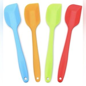 Allwin Houseware silicone spatula 4 pcs set Stainless Core NWT